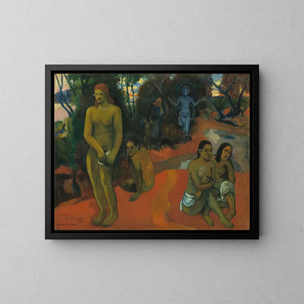 Les Eaux Délectables de Te Pape Nave Nave - Paul Gauguin — indrammet kunstværk på væggen