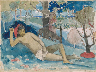 La femme sauvage - Paul Gauguin — visning af kunstværket