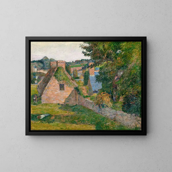 Le champ de DeroutLollichon - Paul Gauguin — indrammet kunstværk på væggen