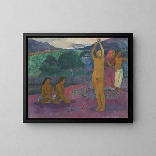 L'Invocation - Paul Gauguin — indrammet kunstværk på væggen