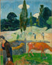 La vache rouge - Paul Gauguin — visning af kunstværket