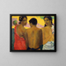 Tre Tahitier - Paul Gauguin — indrammet kunstværk på væggen
