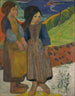 To bretonske kvinder ved havet - Paul Gauguin — visning af kunstværket