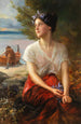 La jolie pêcheuse - Paul Hermann Wagner — visning af kunstværket