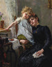 La Petite couturière - Paul Hermann Wagner — visning af kunstværket