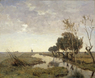 Paul Joseph Constantin Gabril - A Watercourse near Abcoude.webp