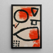 Alea jacta - Paul Klee — indrammet kunstværk på væggen