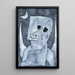 Kandidat engel - Paul Klee — indrammet kunstværk på væggen