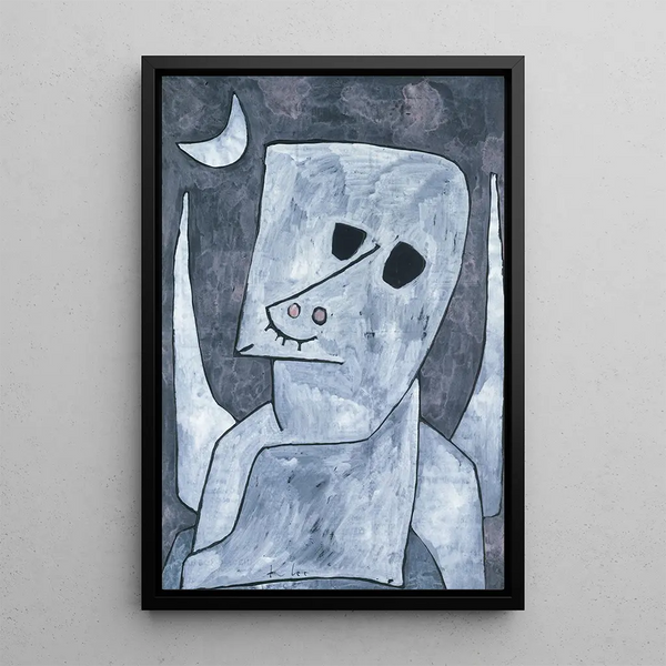 Kandidat engel - Paul Klee — indrammet kunstværk på væggen