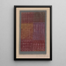 Rideau - Paul Klee — indrammet kunstværk på væggen