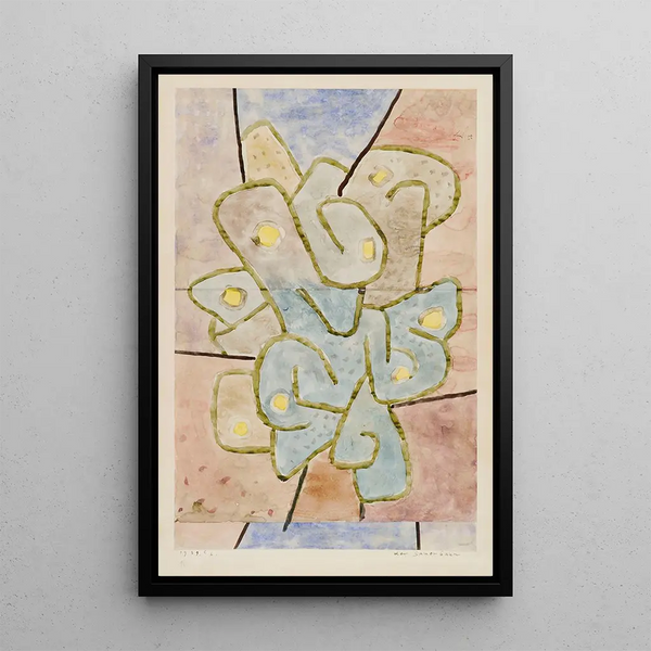 L'arbre aigre - Paul Klee — indrammet kunstværk på væggen