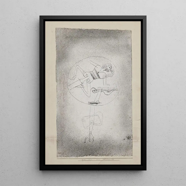 L'amoureux - Paul Klee — indrammet kunstværk på væggen