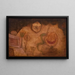 Le serpent sur l'échelle - Paul Klee — indrammet kunstværk på væggen