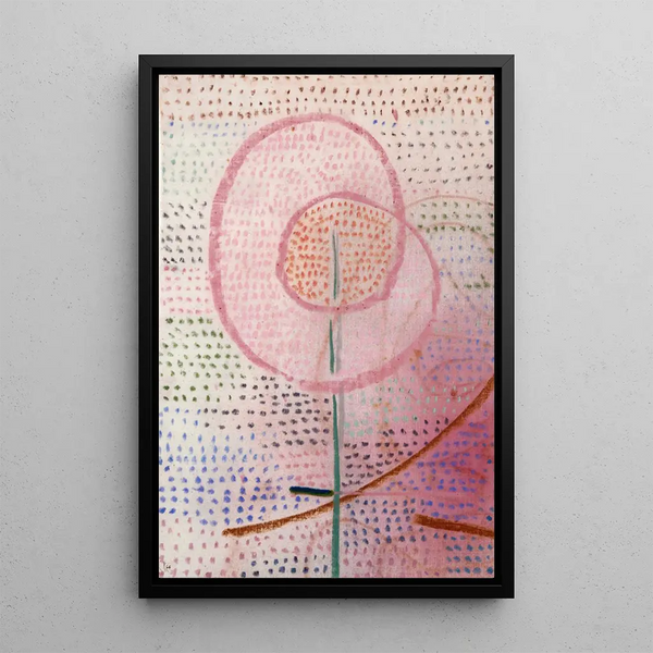 Floraison - Paul Klee — indrammet kunstværk på væggen