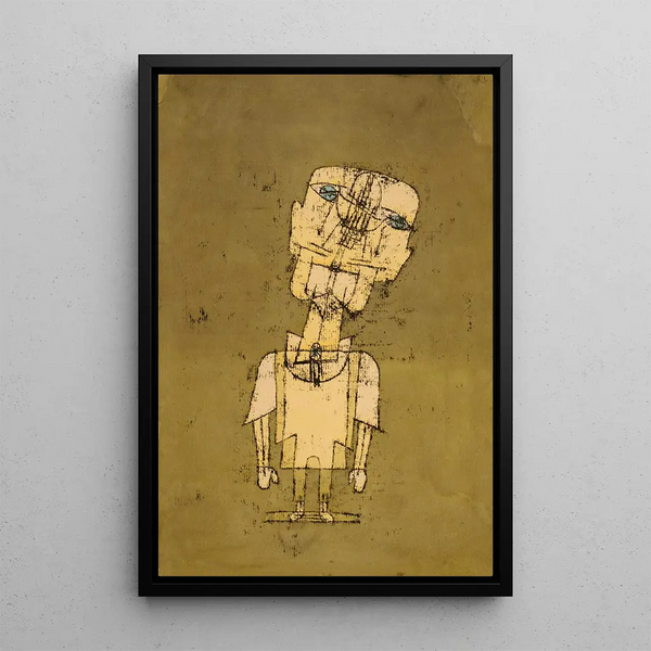 Fantom af en geni - Paul Klee — indrammet kunstværk på væggen