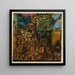 by Ville des tombes - Paul Klee — indrammet kunstværk på væggen