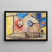 Landskab B L - Paul Klee — indrammet kunstværk på væggen
