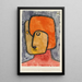Prætendant prætentieux - Paul Klee — indrammet kunstværk på væggen