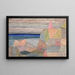 Promontoire Ph - Paul Klee — indrammet kunstværk på væggen