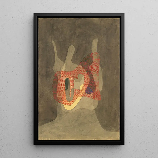 Protectrice - Paul Klee — indrammet kunstværk på væggen