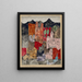 Cité des Églises - Paul Klee — indrammet kunstværk på væggen