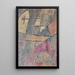 Byen ramt - Paul Klee — indrammet kunstværk på væggen