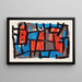 L'Heure før en nat - Paul Klee — indrammet kunstværk på væggen