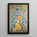 Le vase - Paul Klee — indrammet kunstværk på væggen