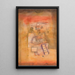 Kultur af træet - Paul Klee — indrammet kunstværk på væggen
