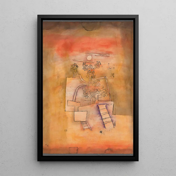 Kultur af træet - Paul Klee — indrammet kunstværk på væggen