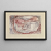S'éveillera - Paul Klee — indrammet kunstværk på væggen