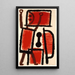Serrurier - Paul Klee — indrammet kunstværk på væggen
