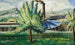 Baumgarten godsbanegård foran godsbanegården - Paul Kleinschmidt — visning af kunstværket