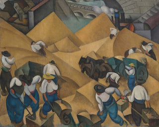 Paul Kotlarevsky - Shovelling sand on the Seine.webp