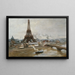 La tour Eiffel og Champ-de-Mars - Paul Louis Delance — indrammet kunstværk på væggen