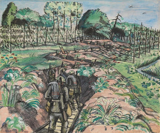 Sortir des tranchées - Paul Nash — visning af kunstværket