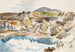 La piscine bleue - Paul Nash — visning af kunstværket