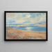 Vue de la plage de Paramé et vue de Saint-Malo prise de Dinard - Paul Paulin — indrammet kunstværk på væggen