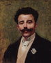 Portrait af Félicien Champsaur 1859-1934 romanforfatter - Paul San — visning af kunstværket