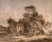 En kro - Paul Sandby — visning af kunstværket