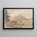 Château de Carreg Cennen - Paul Sandby — indrammet kunstværk på væggen