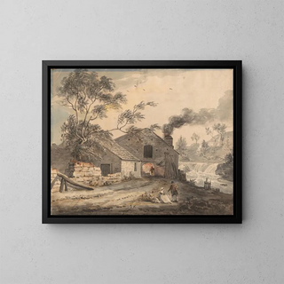 Paul Sandby - Iron Forge on the River Kent Westmorland.webp