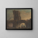 Vieux pont à Shrewsbury - Paul Sandby — indrammet kunstværk på væggen