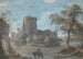 L'Entrée du château de Chepstow - Paul Sandby — visning af kunstværket