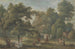 Le Jardin de la maison de Thomas Sandby à Englefield Green près de Windsor - Paul Sandby — visning af kunstværket