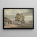 La cour à bois du Grand Parc de Windsor - Paul Sandby — indrammet kunstværk på væggen