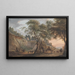Vue à Charlton Kent - Paul Sandby — indrammet kunstværk på væggen