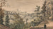 Vue du château de Richmond, Yorkshire - Paul Sandby — visning af kunstværket