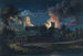 Château de Windsor fra Datchet Lane under en festlig aften 1768 - Paul Sandby — visning af kunstværket