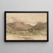 Vue de Side Farm Patterdale - Paul Sandby Munn — indrammet kunstværk på væggen